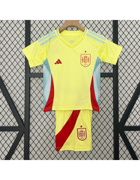 Spain Away Jerseys 2024 Kids